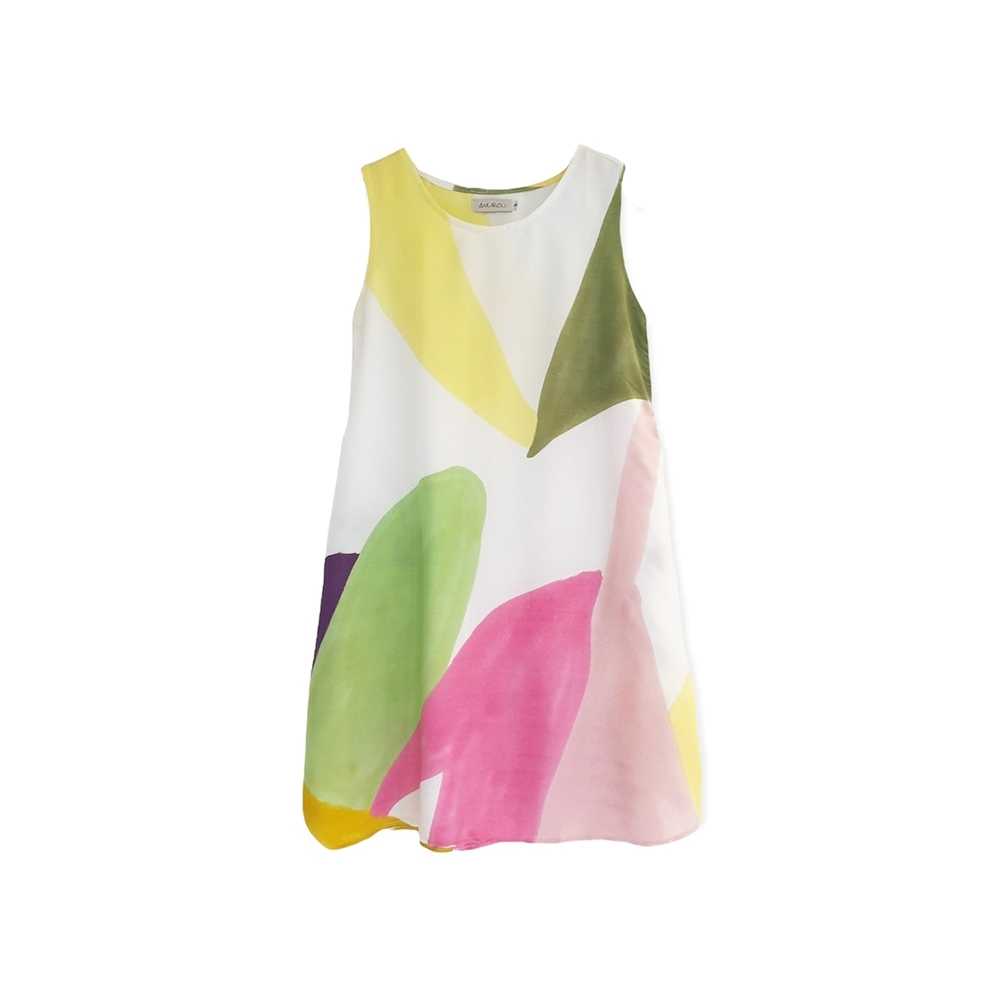 (Pre-order)Short Dress Rayon Cotton For Summer Beach Vacation