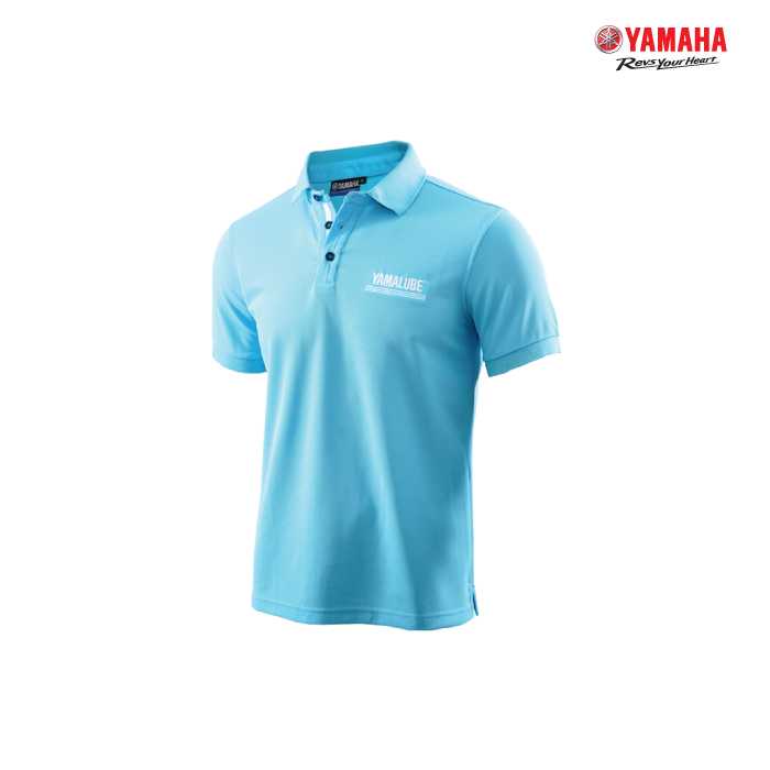 เสื้อโปโล Yamalube (สีฟ้า)