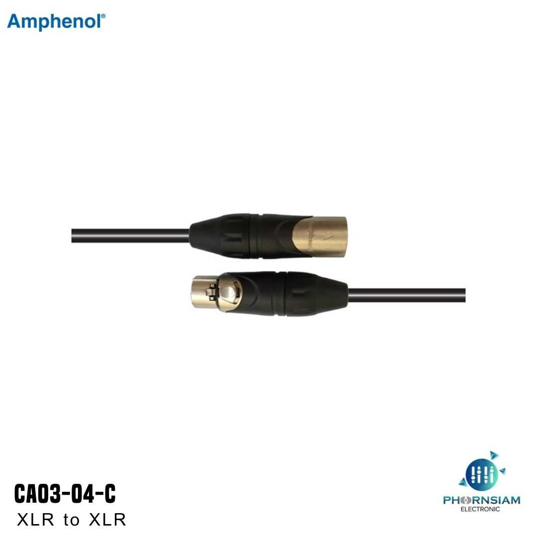 สายสัญญาณ AMPHENOL CA03-04-C