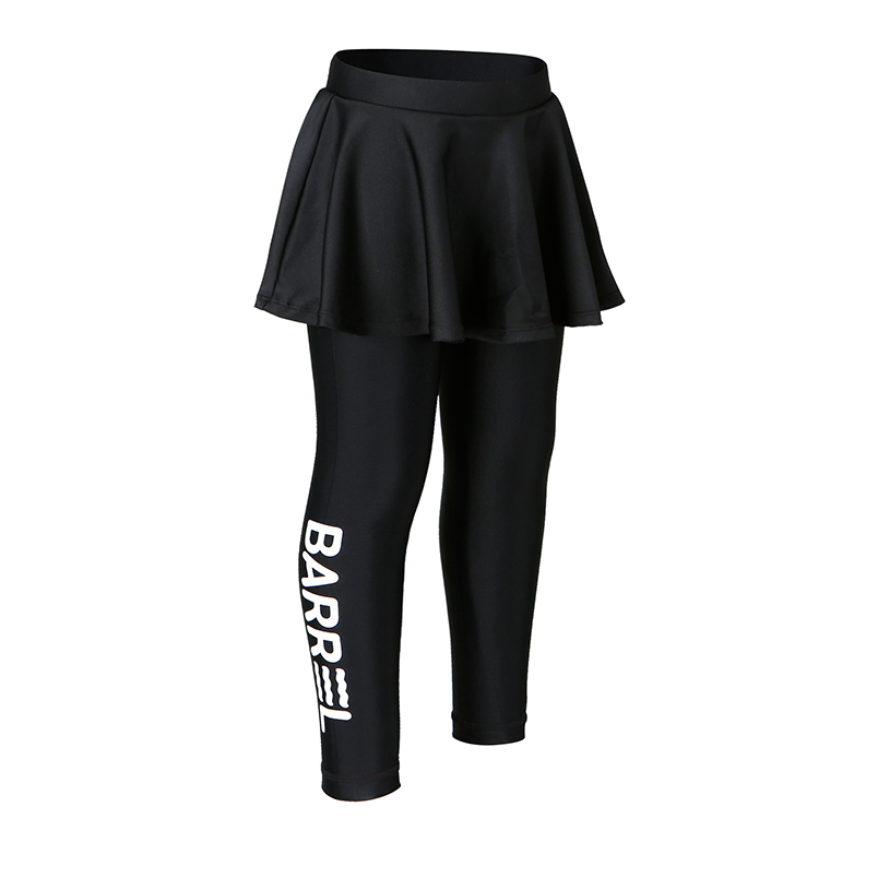 Kids Skirt Water Leggings BLACK