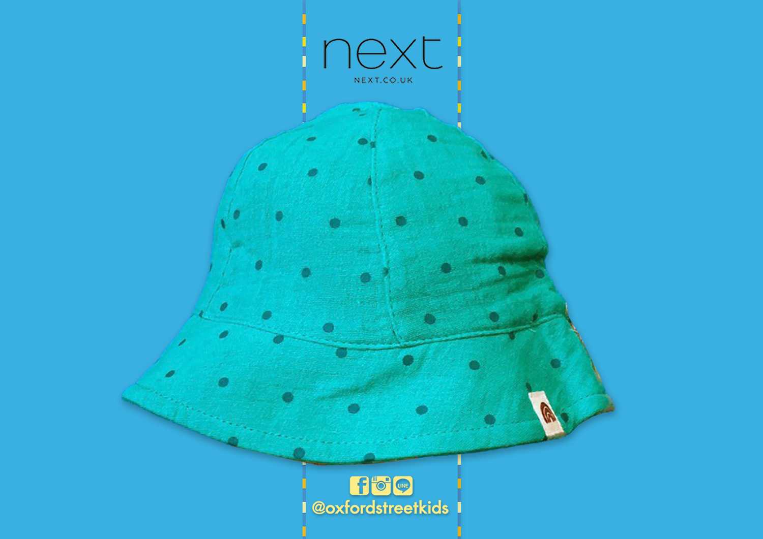 𝐒𝐀𝐋𝐄❗️ [3-6M] Next Crinkle Hat หมวกระบายเด็ก