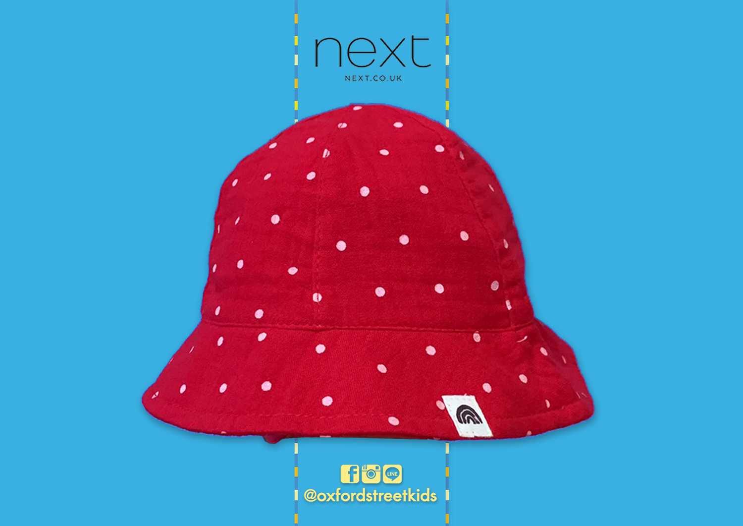 𝐒𝐀𝐋𝐄❗️ [3-6M] Next Crinkle Hat หมวกระบายเด็ก