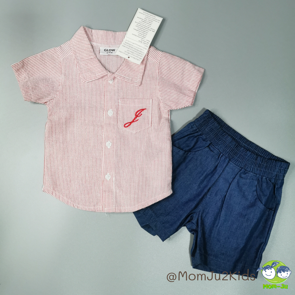 ชุดเซท/เด็กผู้ชาย/Set Glow Size 3-6M