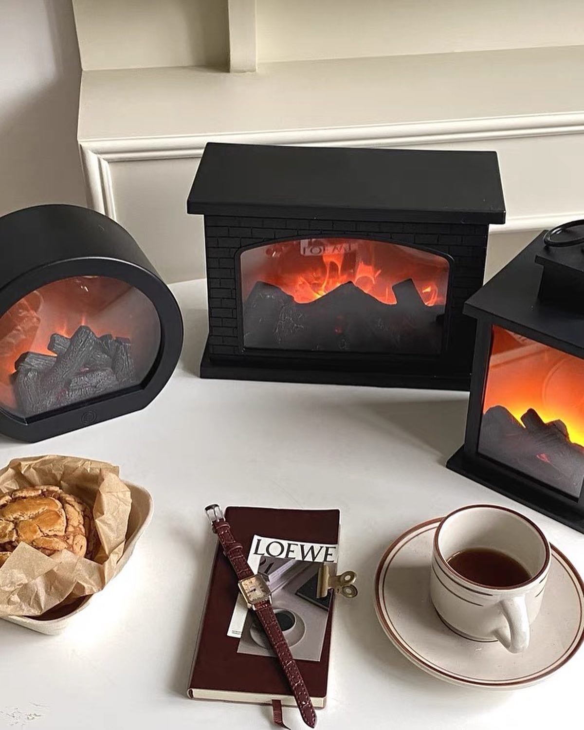 {Pre-order 10-15 Days} Mini fireplace