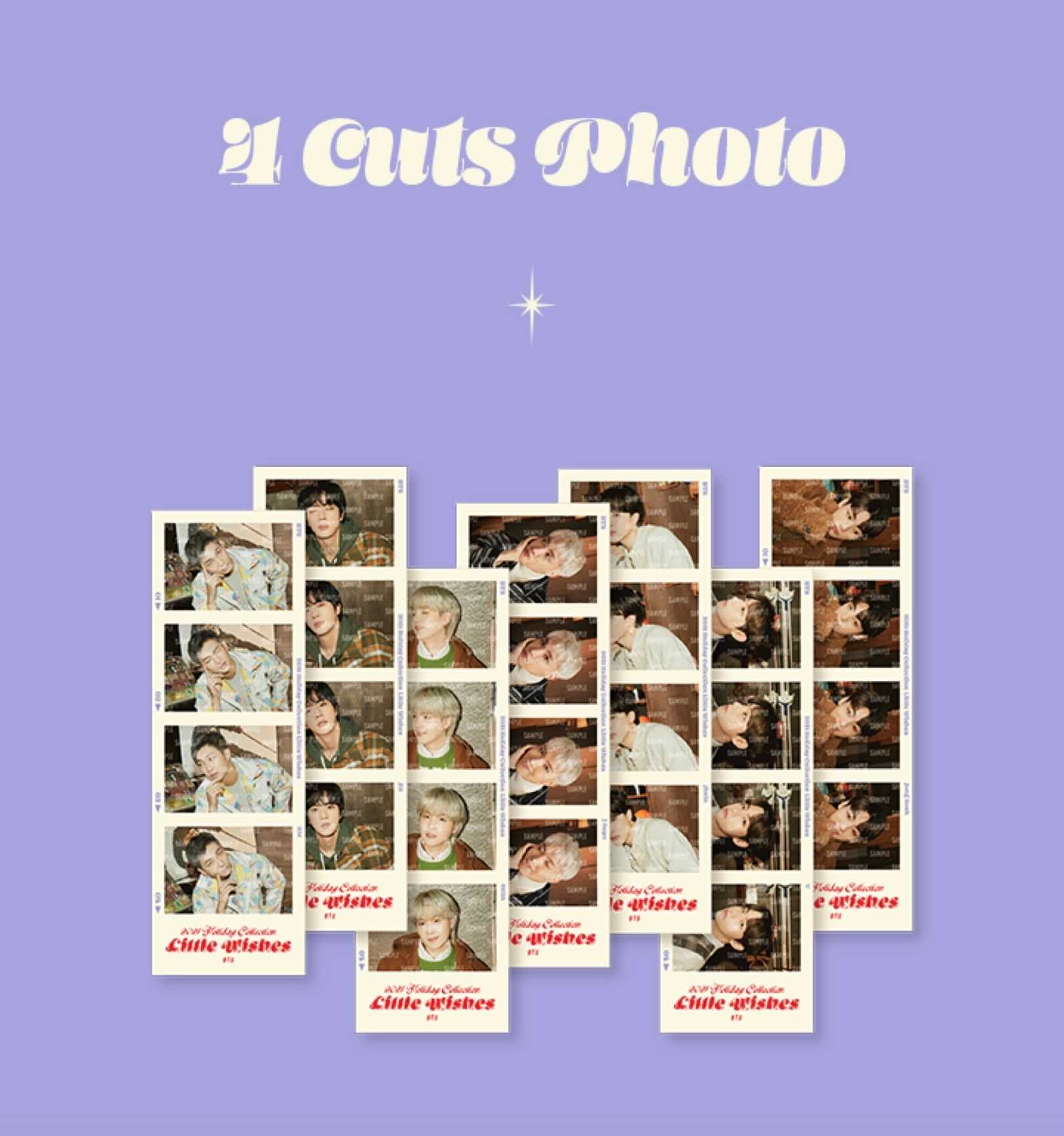 [ของแท้ พร้อมส่ง] BTS - 4 Cuts Photo :: 2021 Holiday Collection Little Wishes #BTS #HolidaySpecial