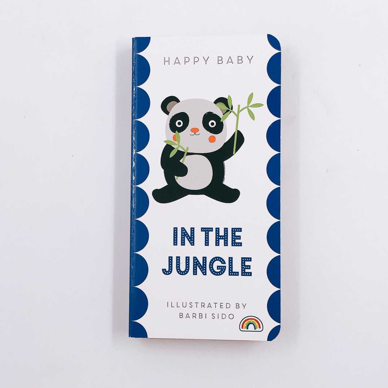 บอร์ดบุ๊ค Happy Baby - In the Jungle ความรู้พื้นฐาน เกี่ยวเรื่องสัตว์ในป่า