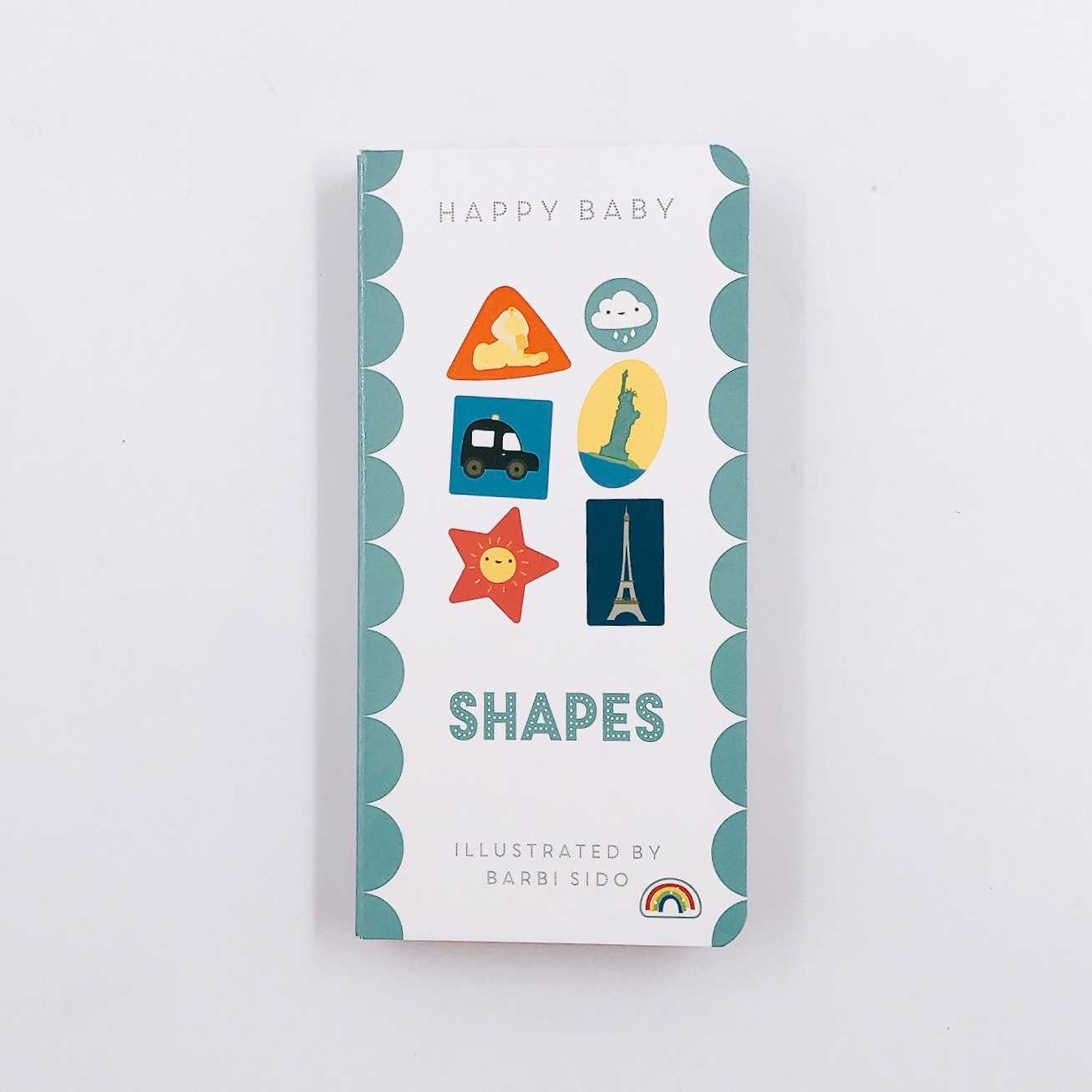 บอร์ดบุ๊ค Happy Baby - Shapes ความรู้พื้นฐาน เกี่ยวเรื่องรูปทรงต่างๆ