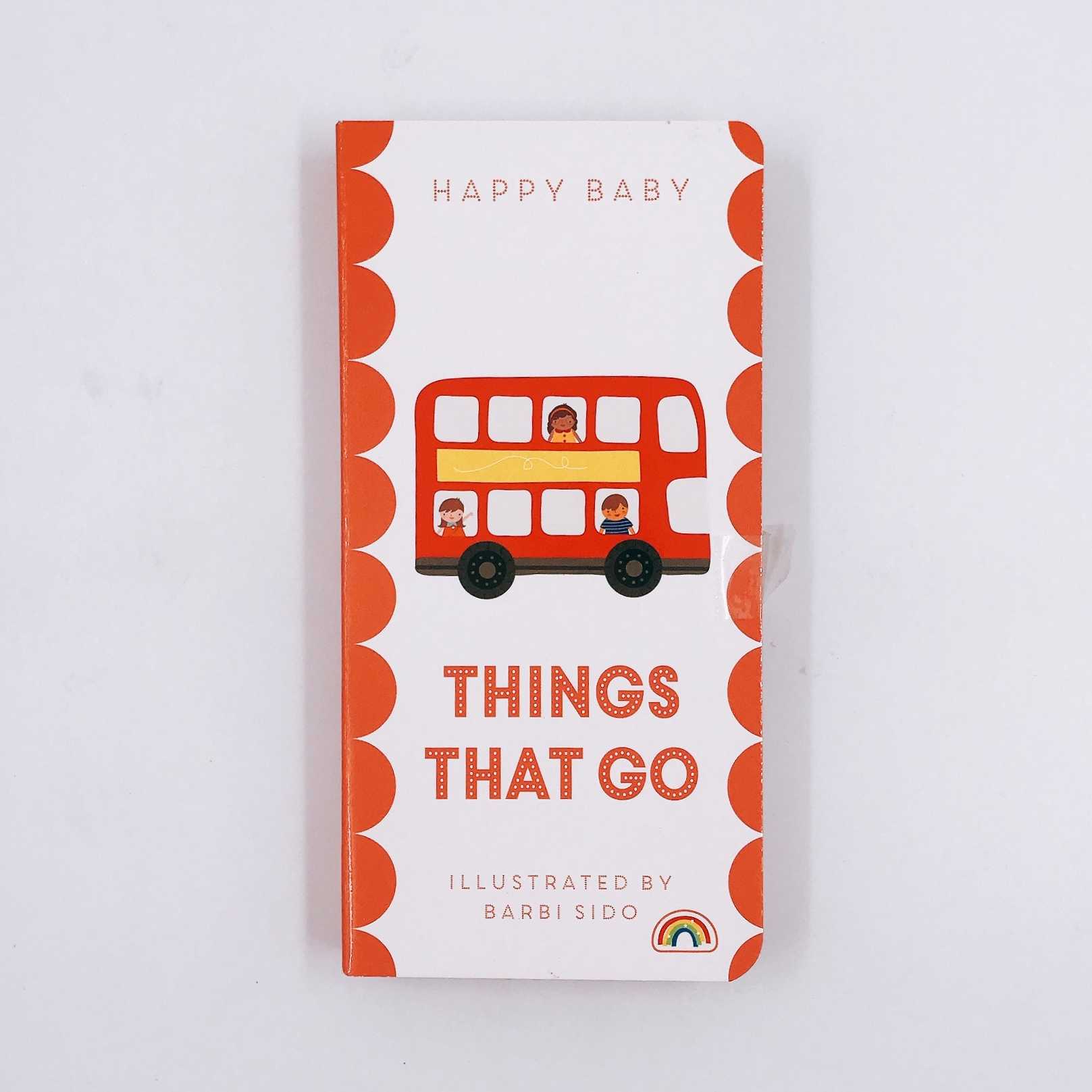 บอร์ดบุ๊ค Happy Baby - Things that go เรียนรู้เรื่องยานพาหนะ