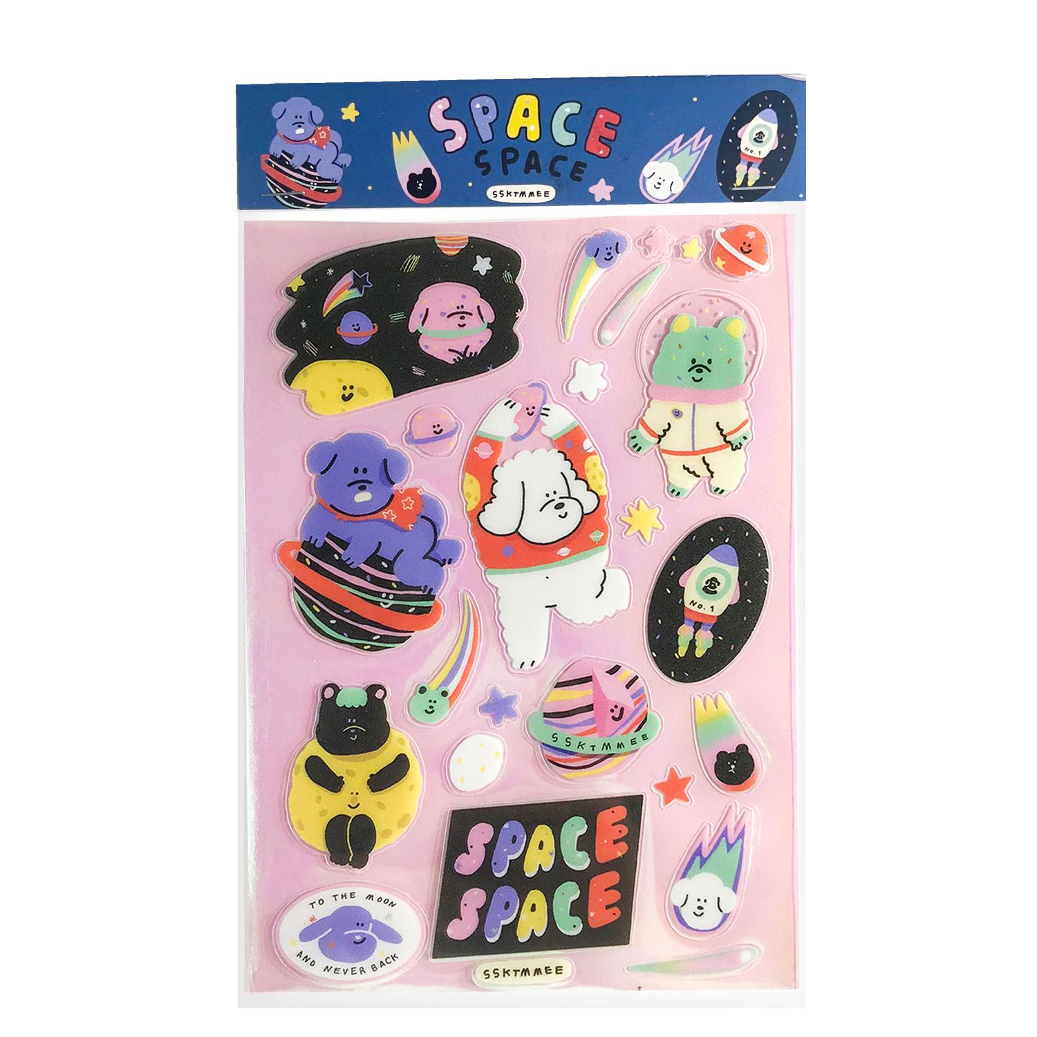 special sticker -space space