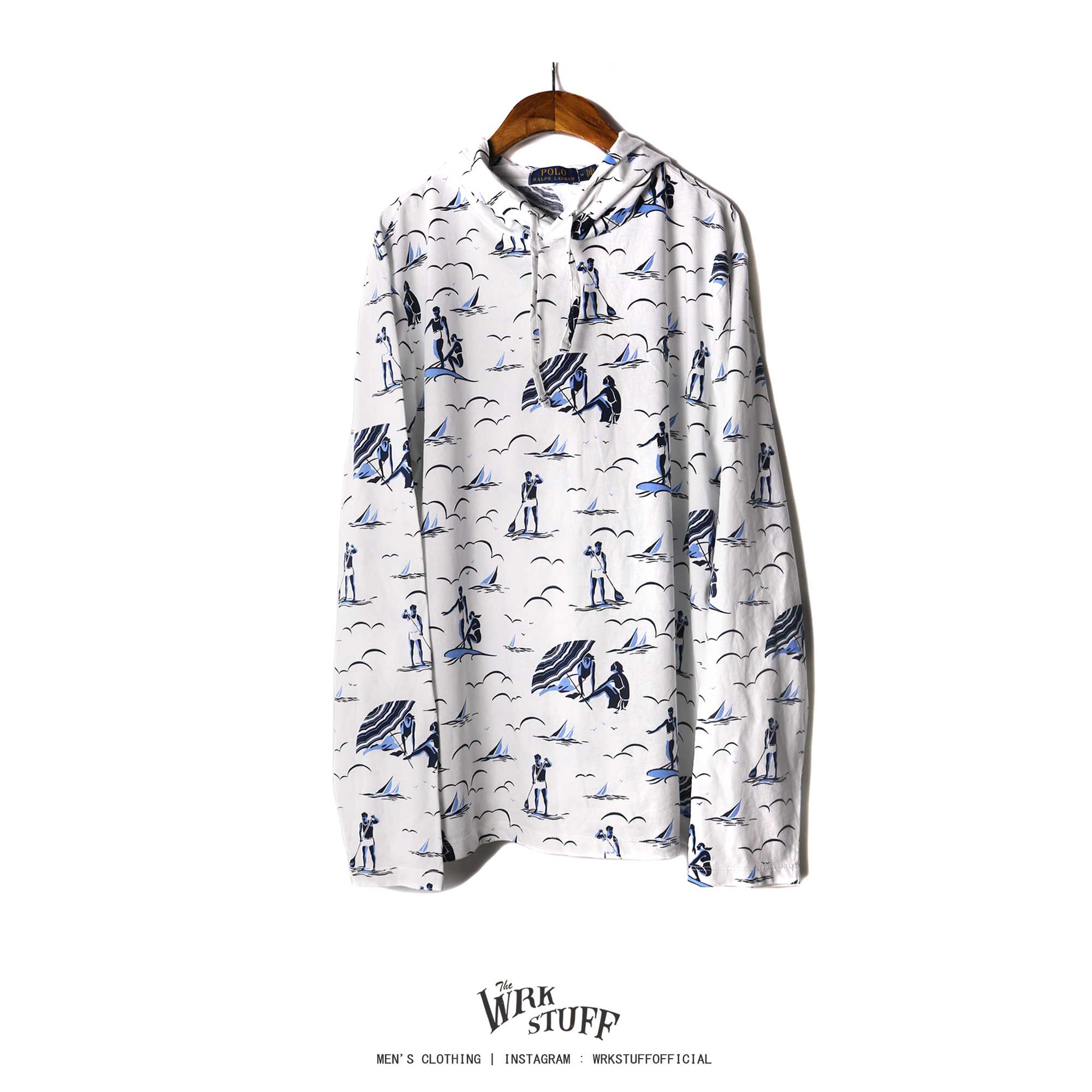 Polo Ralphlauren Beach Day Printed Hoodie