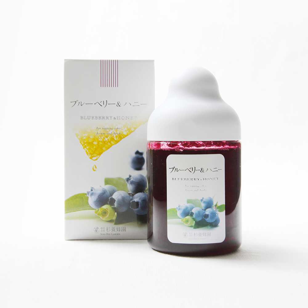 BLUEBERRY &HONEY 300 กรัม l น้ำผึ้งผสมน้ำบลูเบอร์รี่ จาก Sugi bee Garden น้ำผึ้งแท้จากประเทศญี่ปุ่น