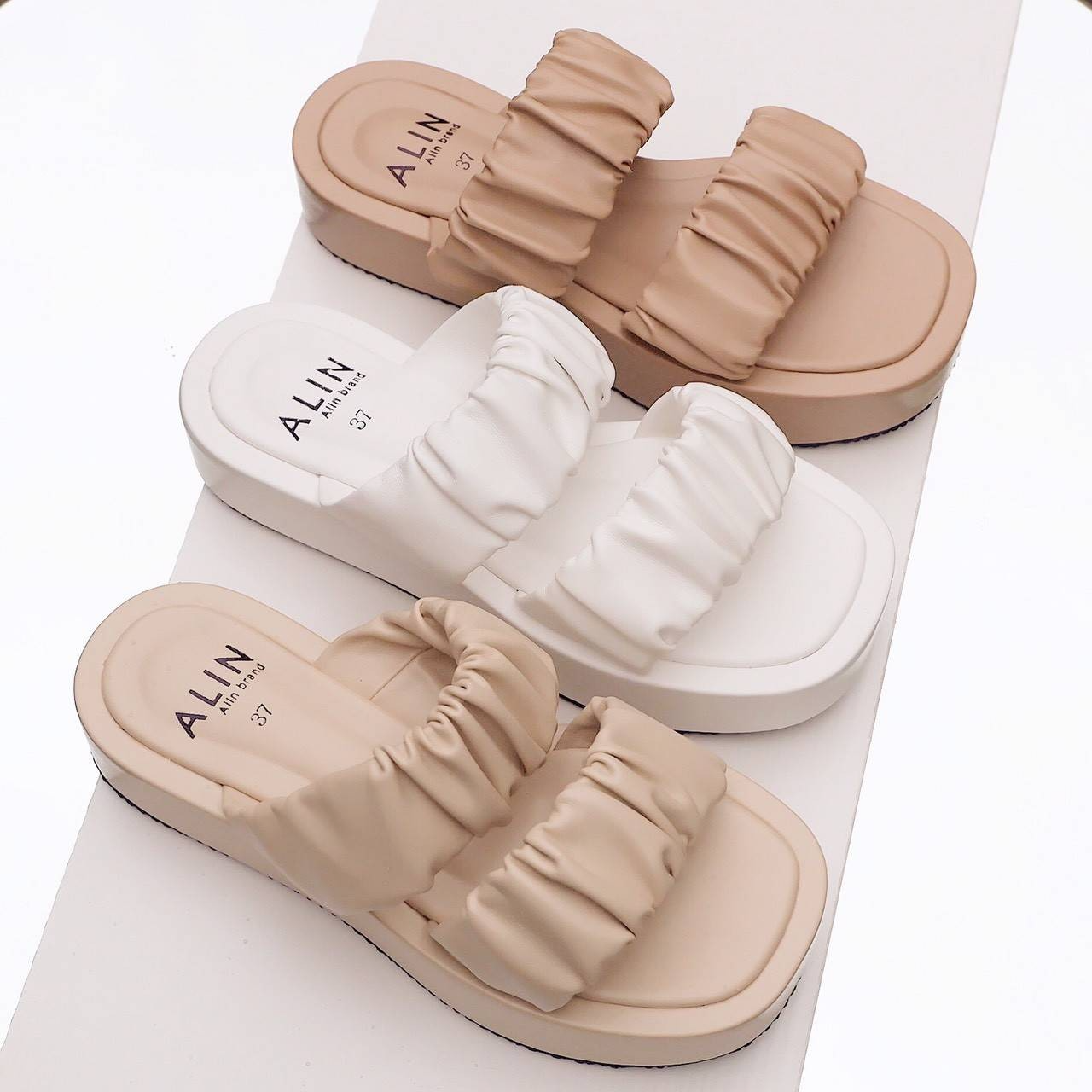 รองเท้าส้นตึก Whippedcream Shoes (แนะนำเพิ่ม + 1 ไซส์) 