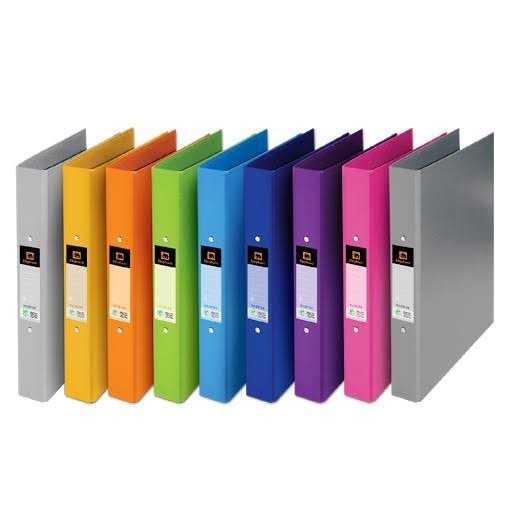 แฟ้มหนีบ 591 ตราช้าง A4 สัน 2.5 ซม. 5 สี