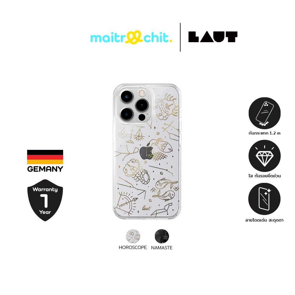 LAUT รุ่น NAMASTE & HOROSCOPE เคสสำหรับ iPhone 13/ 13 Pro/ 13 Pro Max