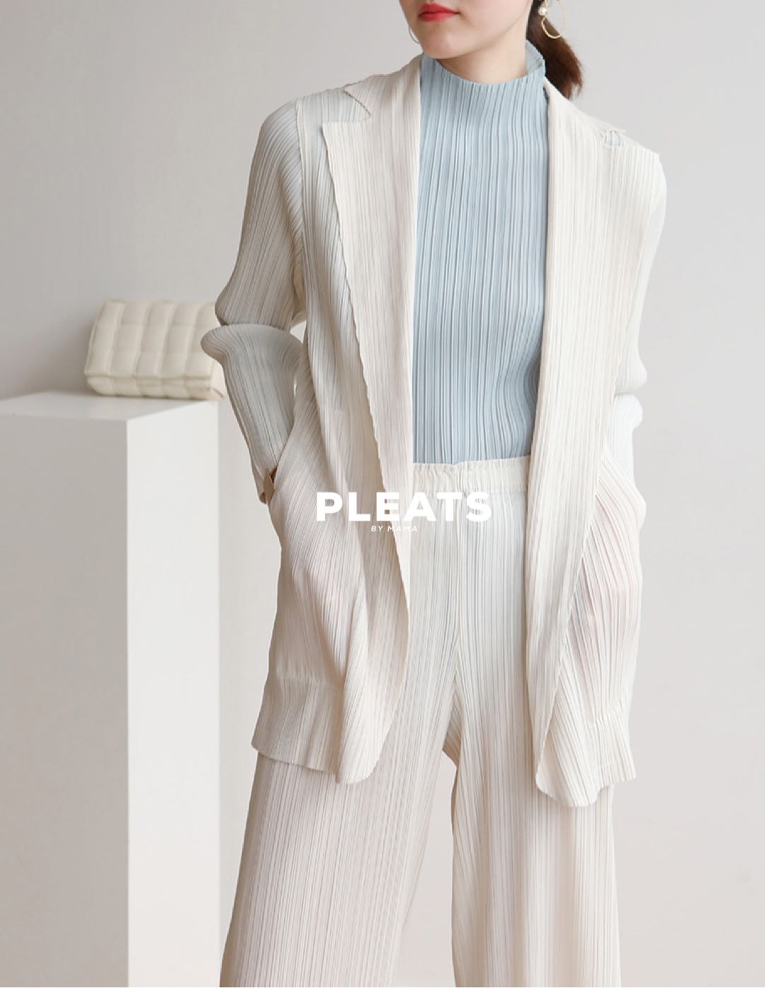 PLEATS BLAZER - BZ002