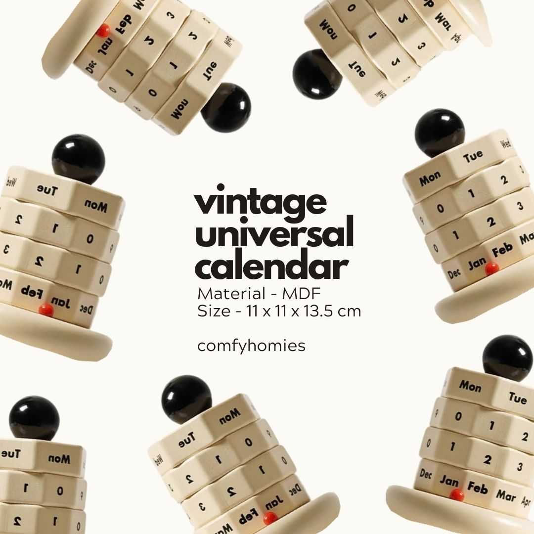 VINTAGE UNIVERSAL CALENDAR