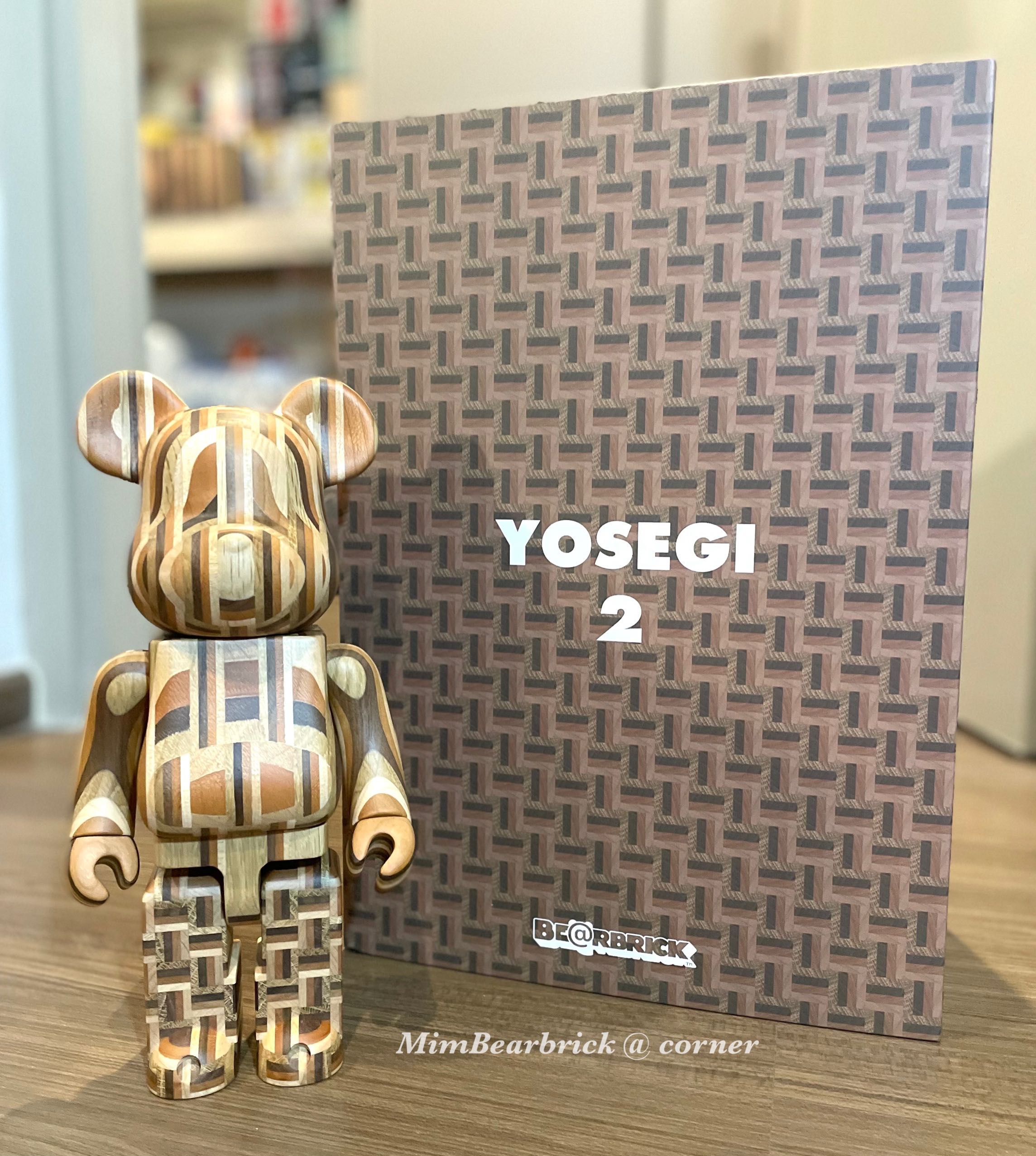 2021年7月22日発売予定 BE@RBRICK カリモク 寄木 2nd 400％