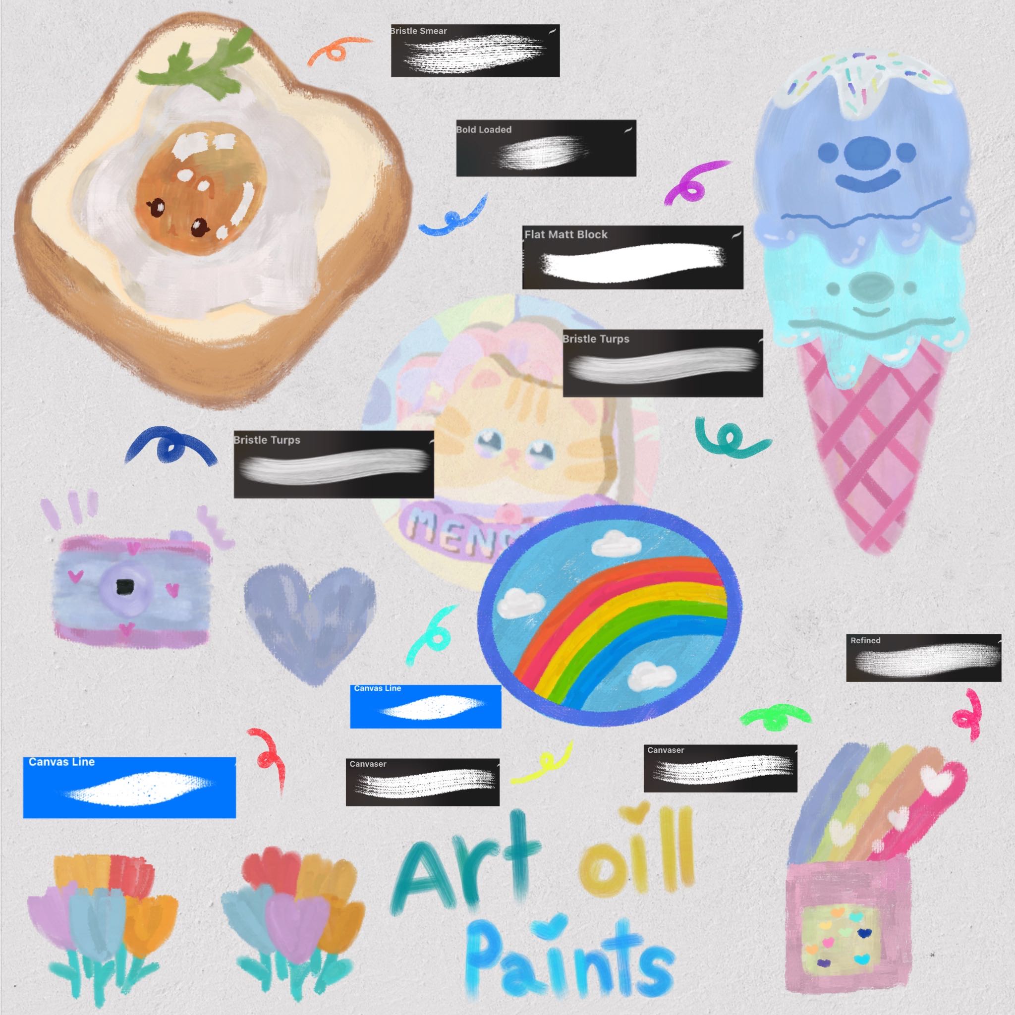 ⭐️ใหม่!!!⭐️   acryιlιc  oιll🌈