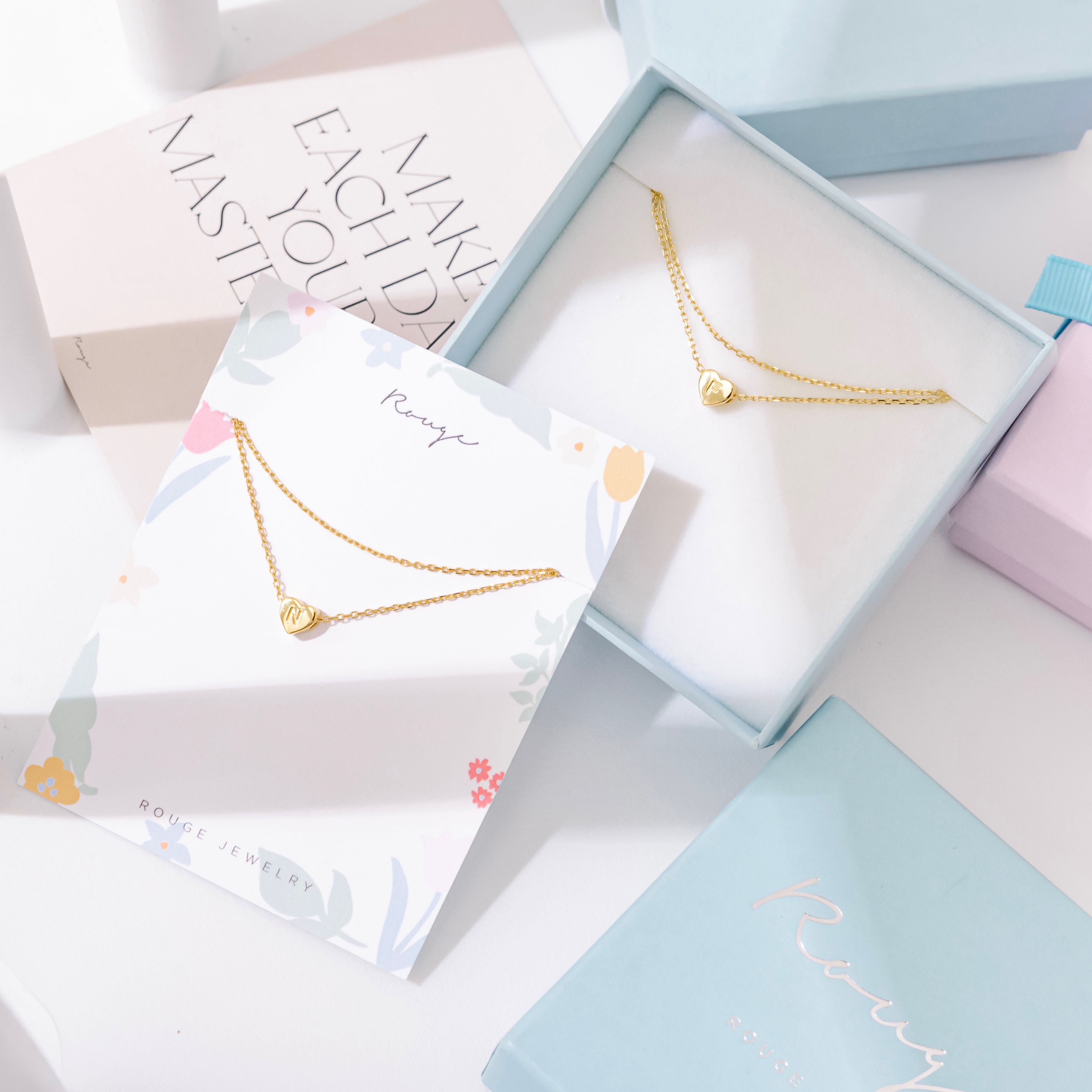 Heart initial bracelet ✨ Silver 925 ไม่แพ้ไม่คัน