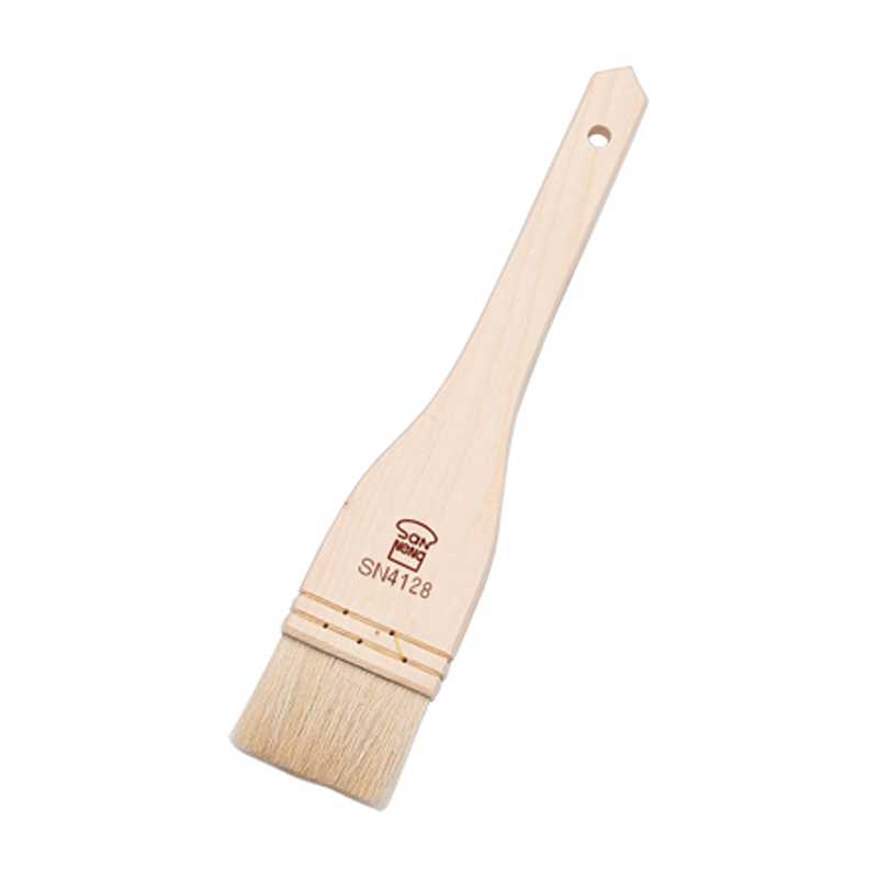 SN4128 แปรงทาเนย ขนแกะแท้ (23x5x3.5cm) Sanneng
