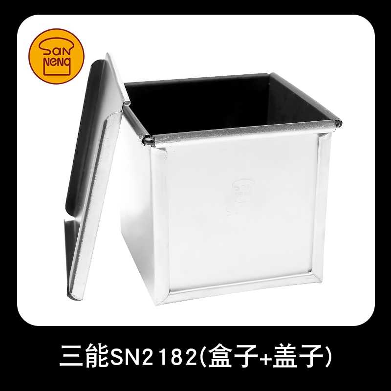 SN2182 พิมพ์โทสต์ 10x10x10 cm Sanneng Square Loaf