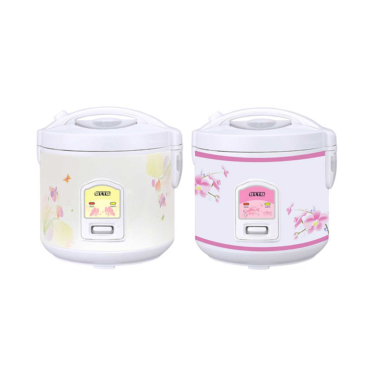 หม้อหุงข้าวอุ่นทิพย์ OTTO  รุ่นCR-100T 1 ลิตร คละสี
