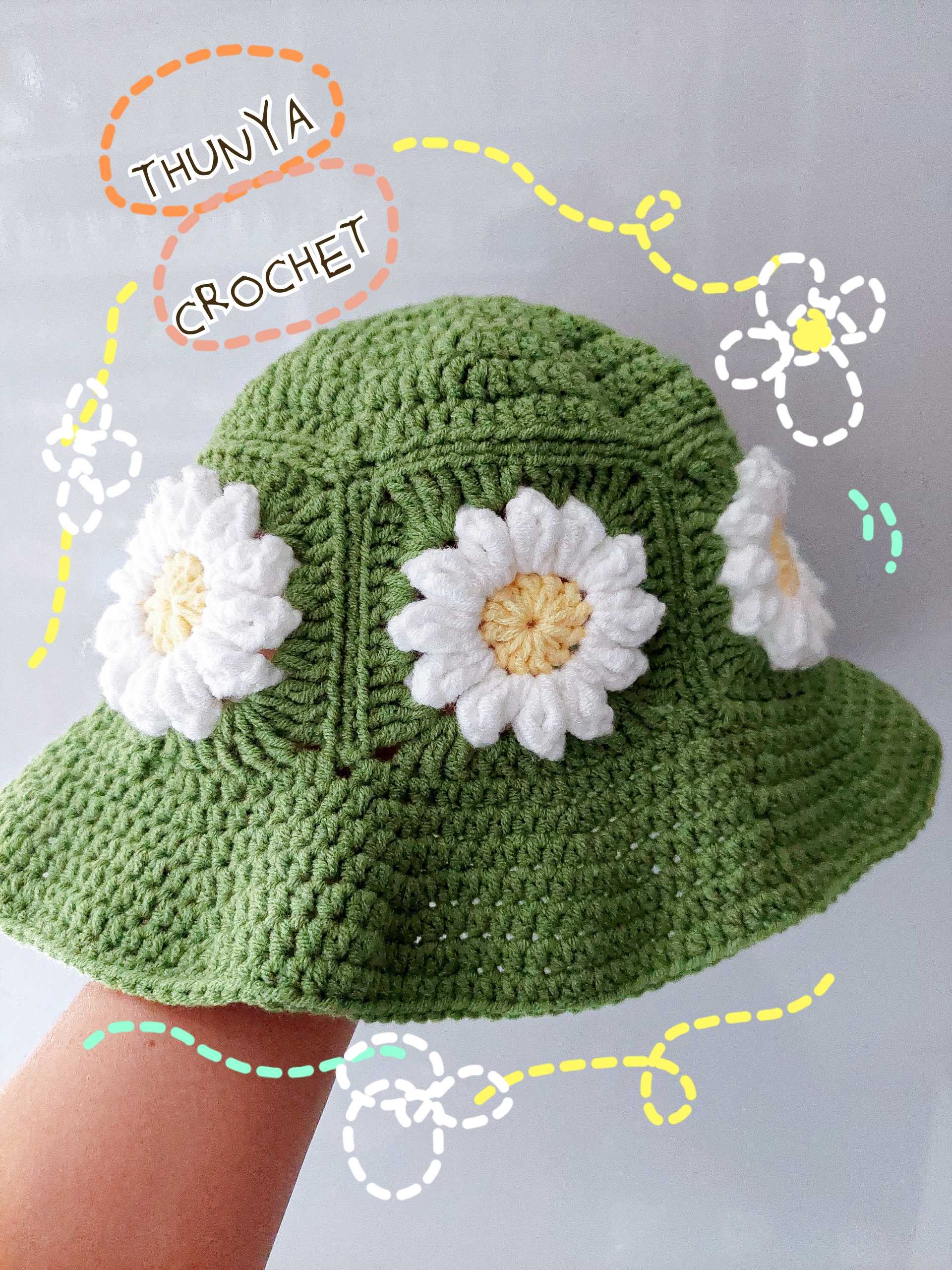 Daisy bucket hat 🌼