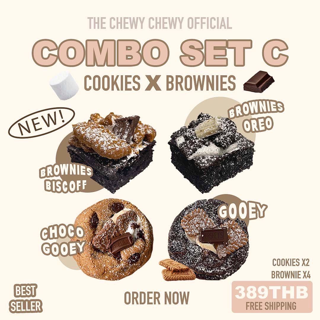 Combo set C cookieXbrownie