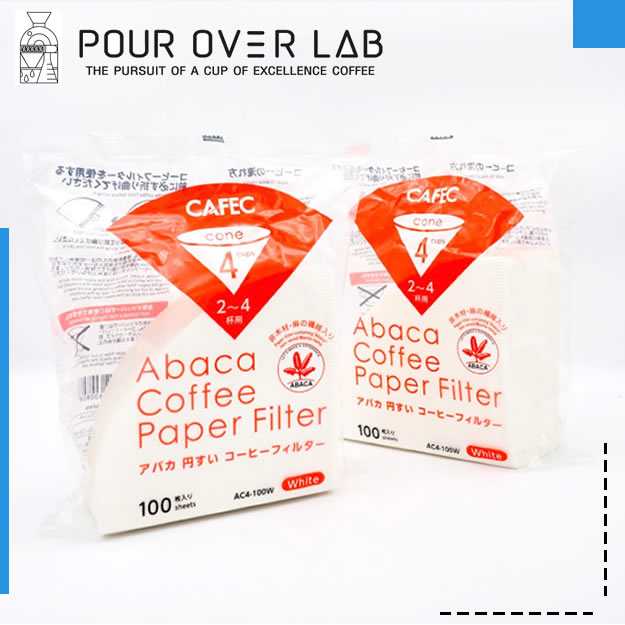 กระดาษ Filter V60 Cafec | POUR OVER LAB