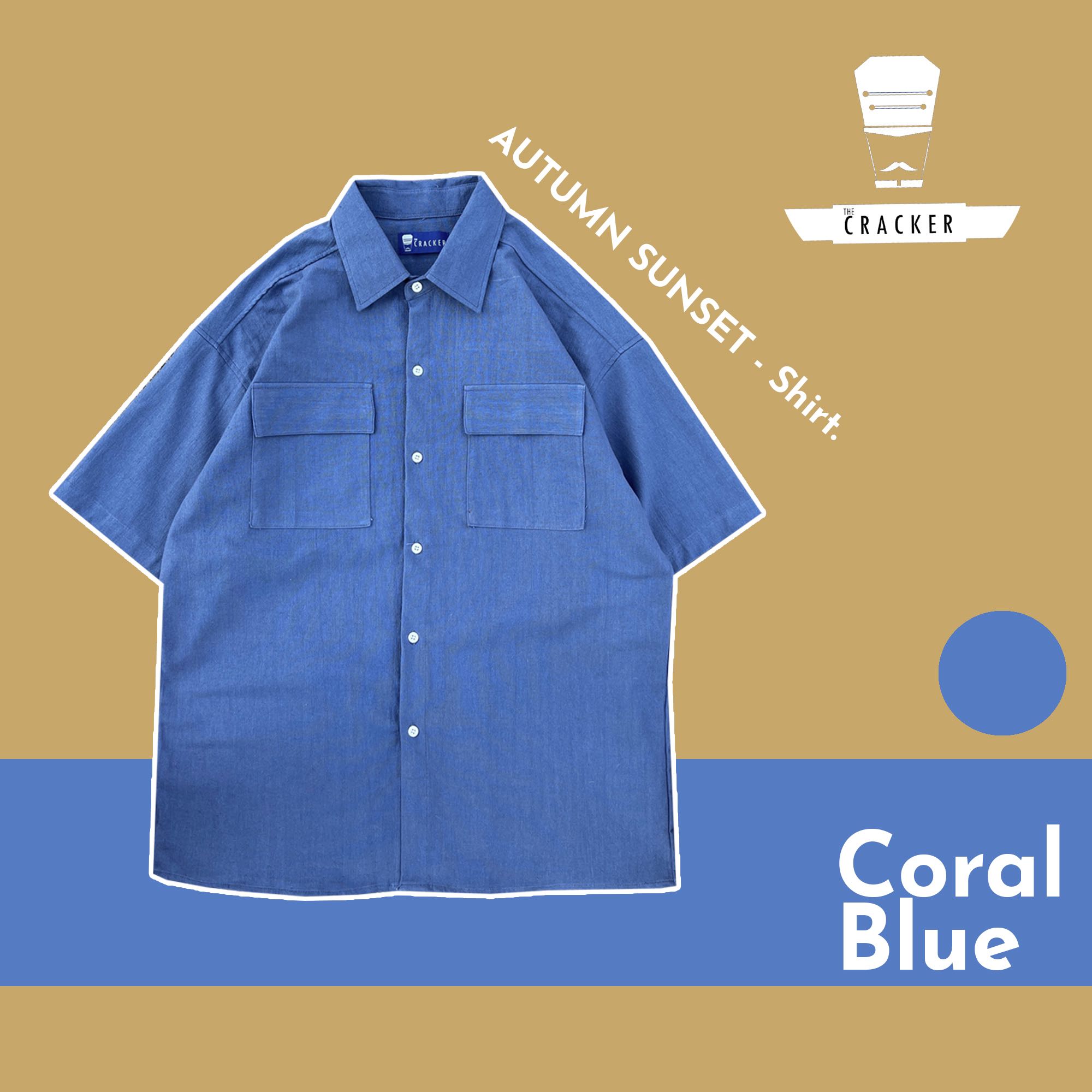 AUTUMN SUNSET CORAL BLUE