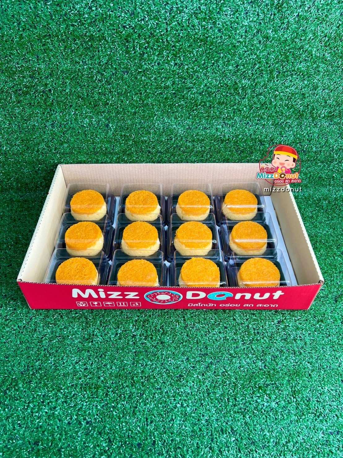 185 เค้กปอนด์จิ๋วฝอยทอง (บรรจุ12ชิ้น)