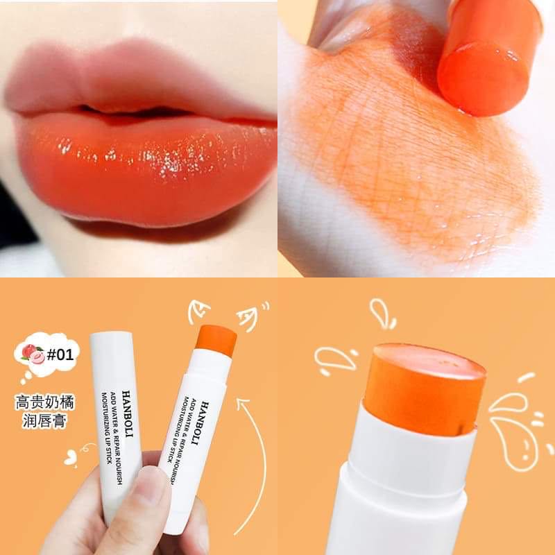 ลิปบาล์มเปลี่ยนสี ( สีส้ม )
