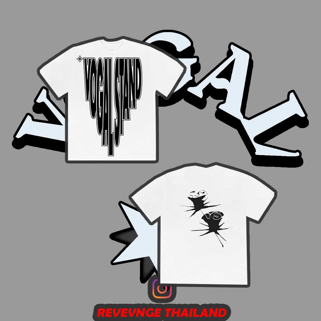 VogalStand White Pyramid Logo T-Shirt