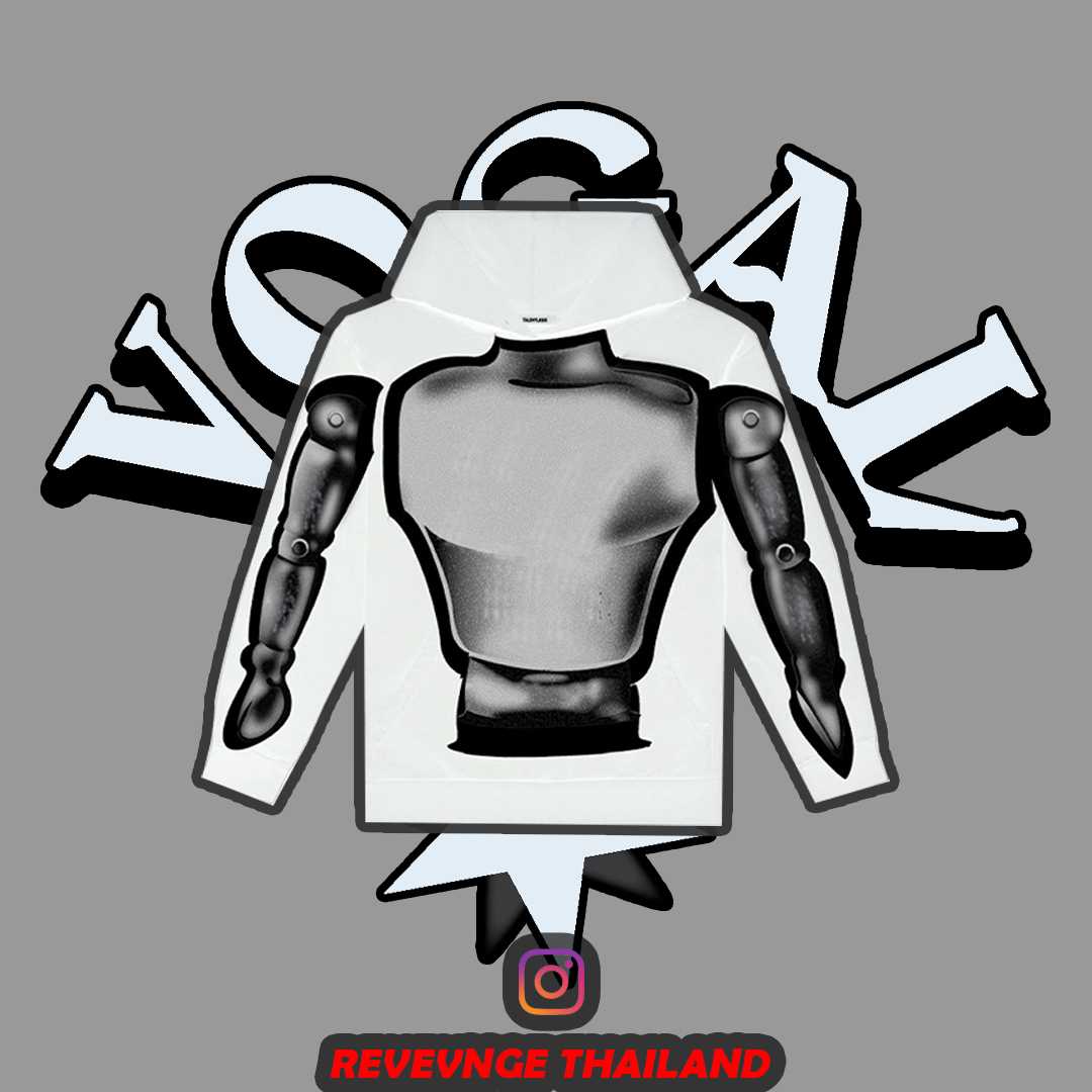 VogalStand White Mannequin Hoodie