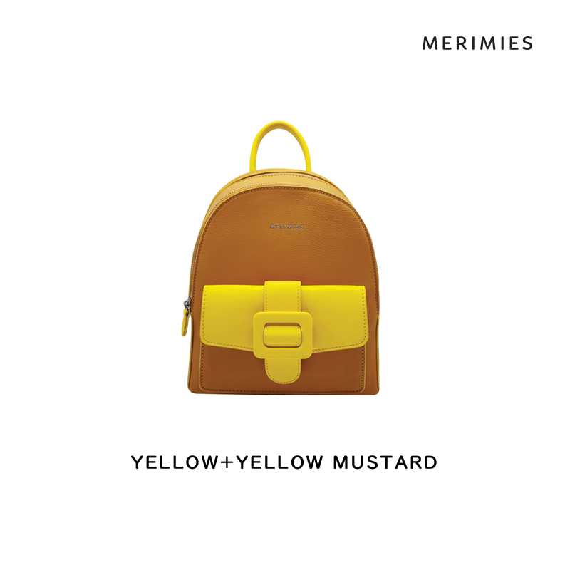 TTB002-Two Tone Backpack-Yellow+Yellow Mustard