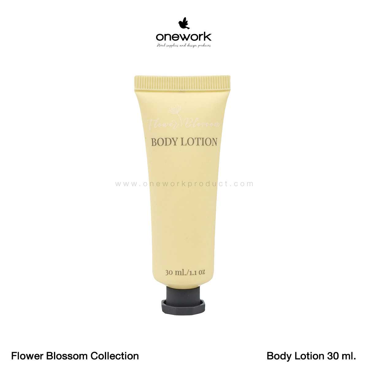 (100pcs.)วันเวิร์ค บอดี้โลชั่น 30มล. ฟลาวเวอร์บลอสซั่ม Onework Body Lotion 30ml. Flower Blossom