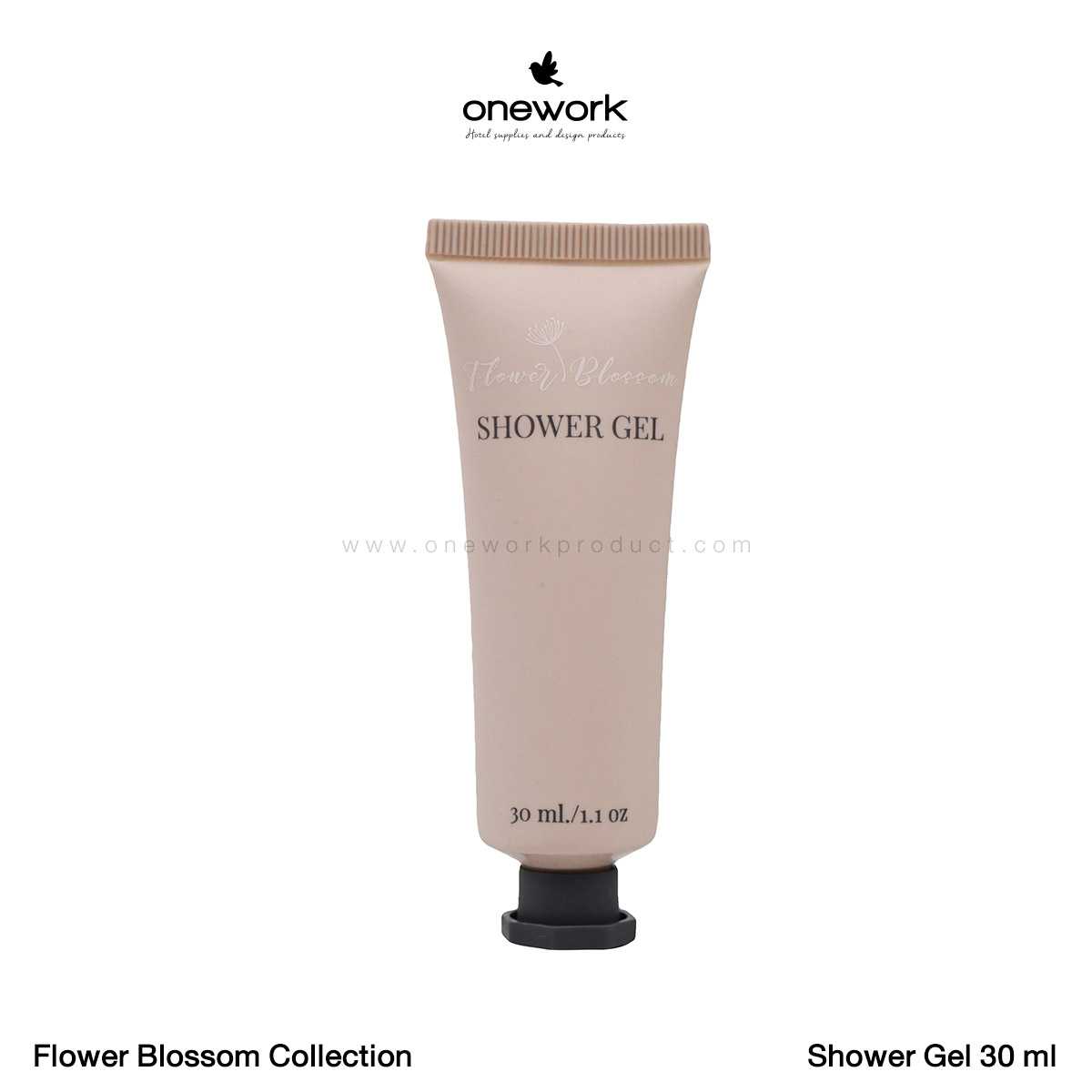 (100pcs.) วันเวิร์ค ชาวเวอร์เจล 30มล. ฟลาวเวอร์บลอสซั่ม Onework Shower Gel Flower Blossom