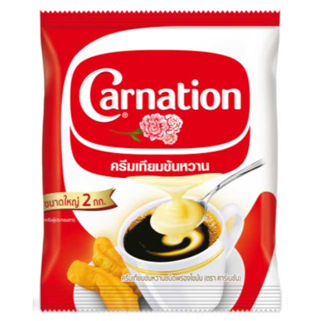 นมข้นหวาน ตรา คาร์เนชัน 2 กก.