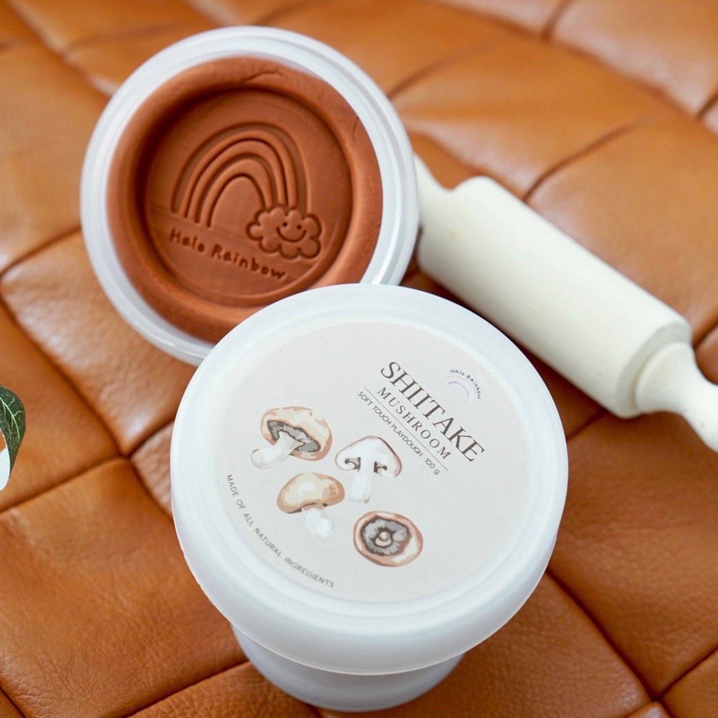 แป้งโด สี Shitake น้ำตาล