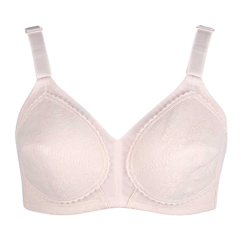 Triumph 10001745 Form & Beauty 075 P 00CS เสื้อในไม่มีโครง ซับฟองน้ำบาง สีเนื้อ