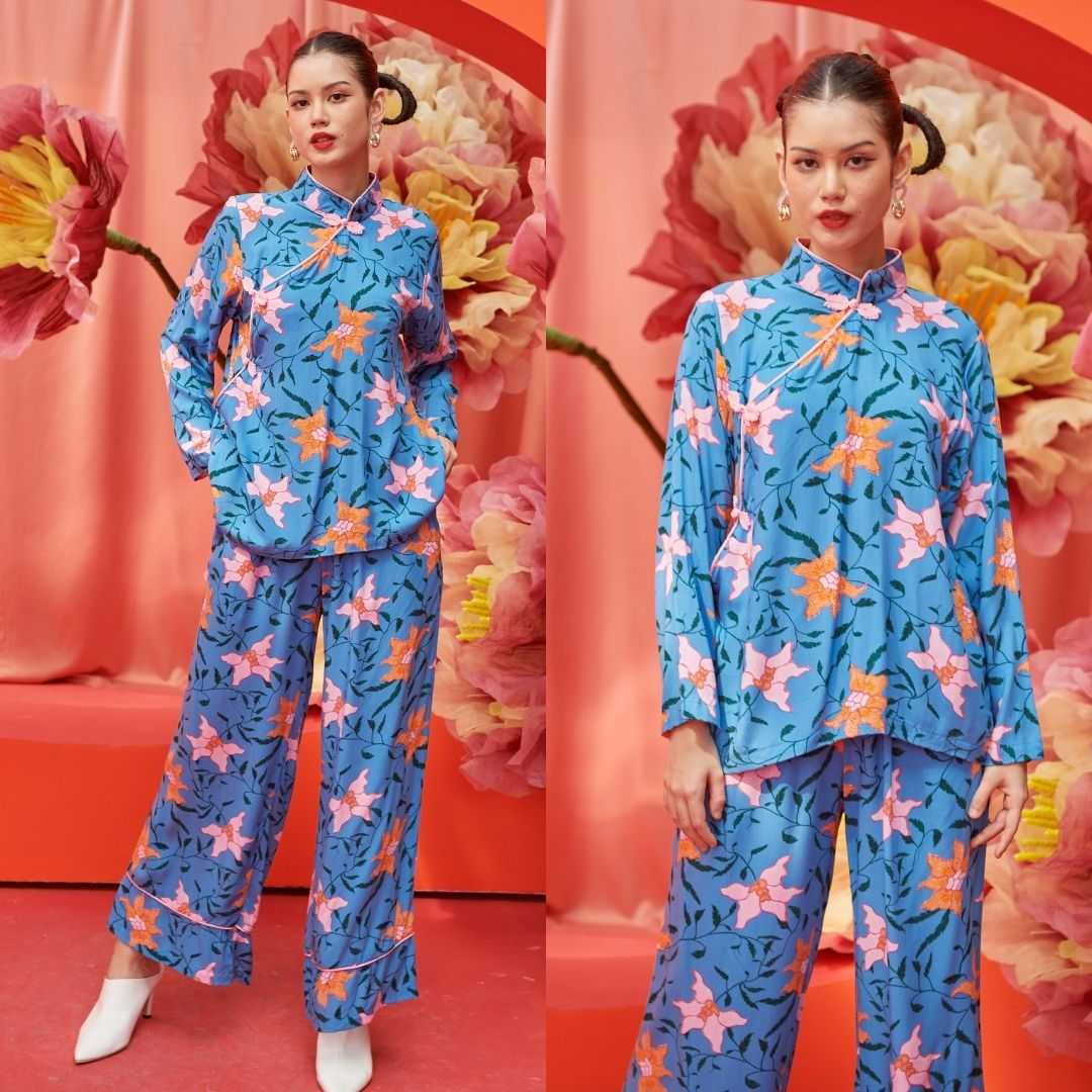 Qipao Set เซ็ตกี่เพ้า Darlyn Flower