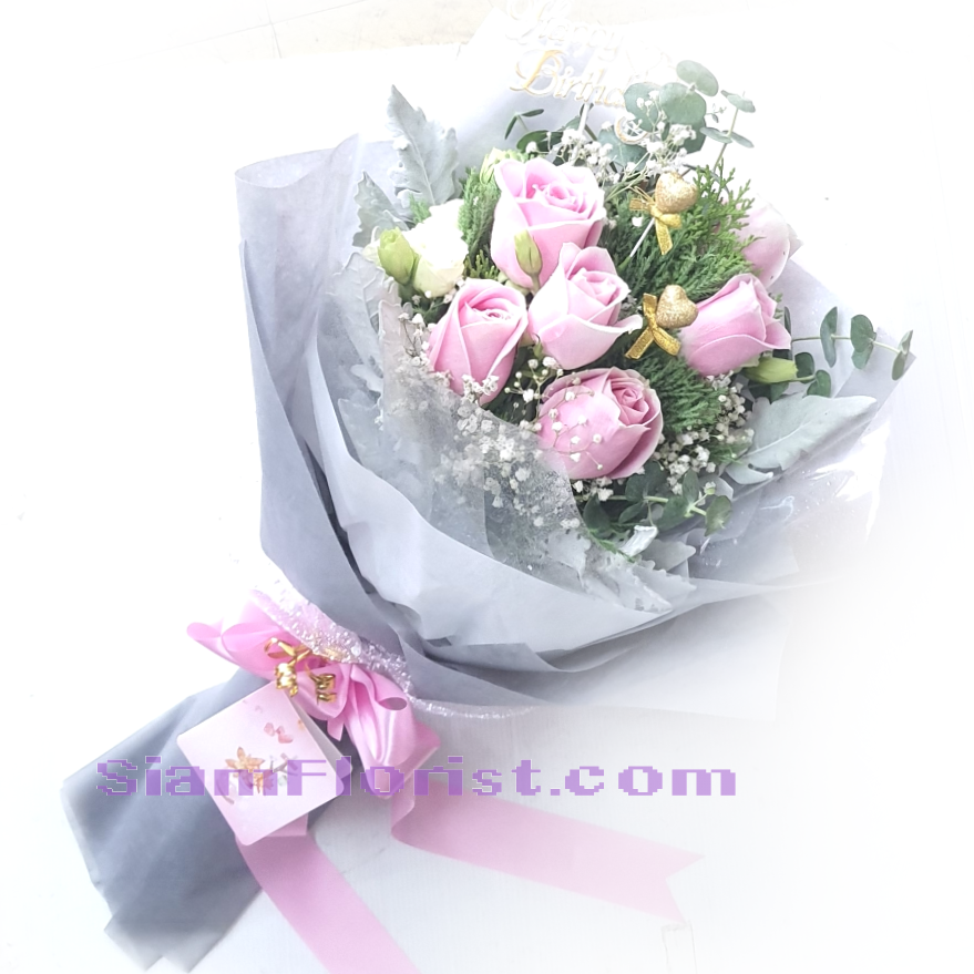 01814RO ช่อดอกกุหลาบ Bouquet of Roses