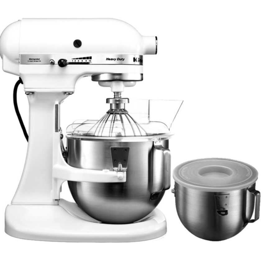 เครื่องผสมอาหาร  KitchenAid  Heavy duty  รุ่น 5KPM50EWH -WITH  มี 2 โถ