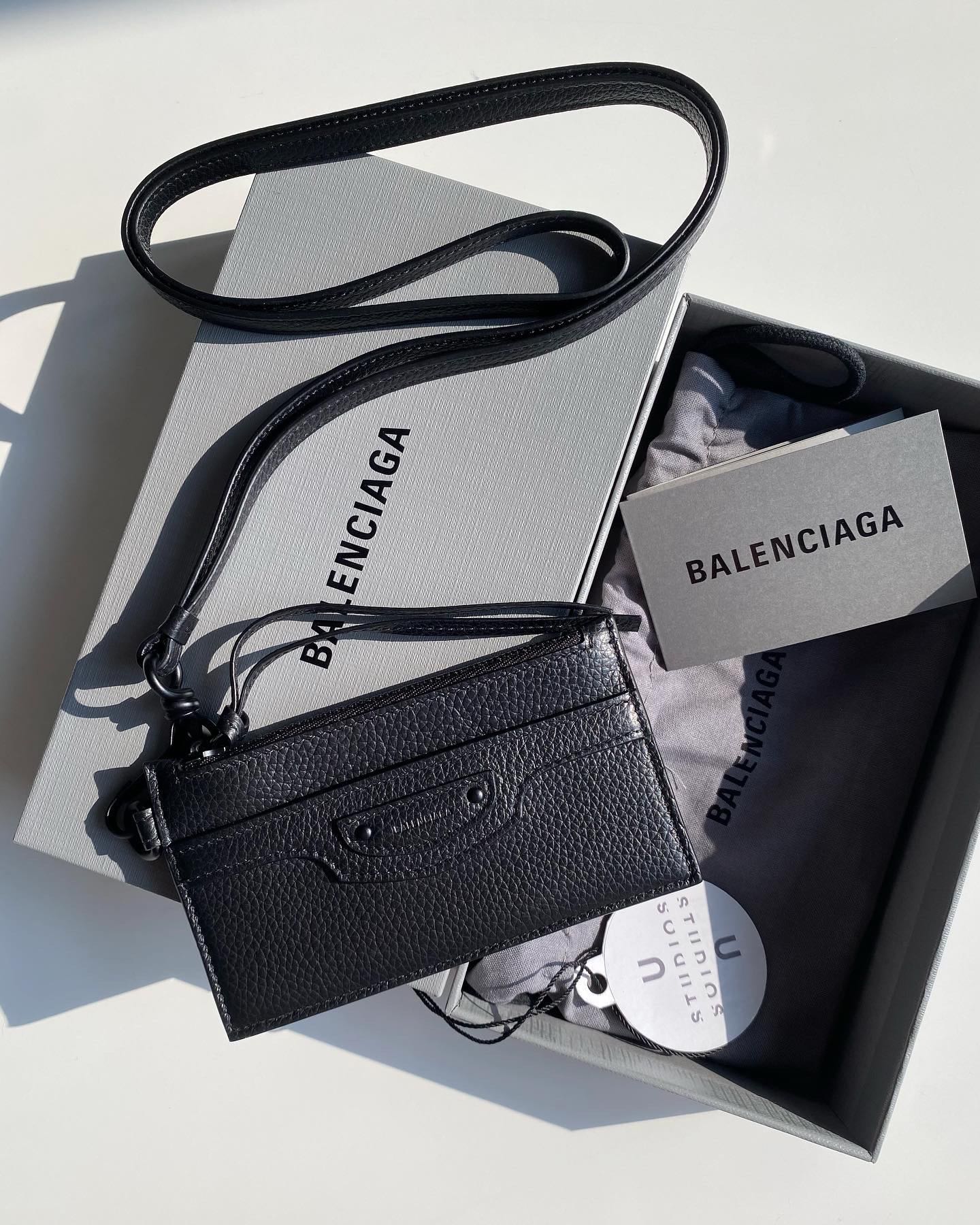 Balenciaga lanyard cardholder 