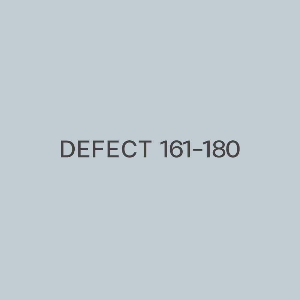 Defect 161-180