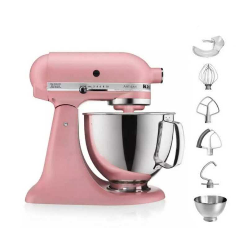 เครื่องผสมอาหาร KitchenAid  Artisan รุ่น 5KSM175PSEDR- สีชมพูด้าน มี 2โถ