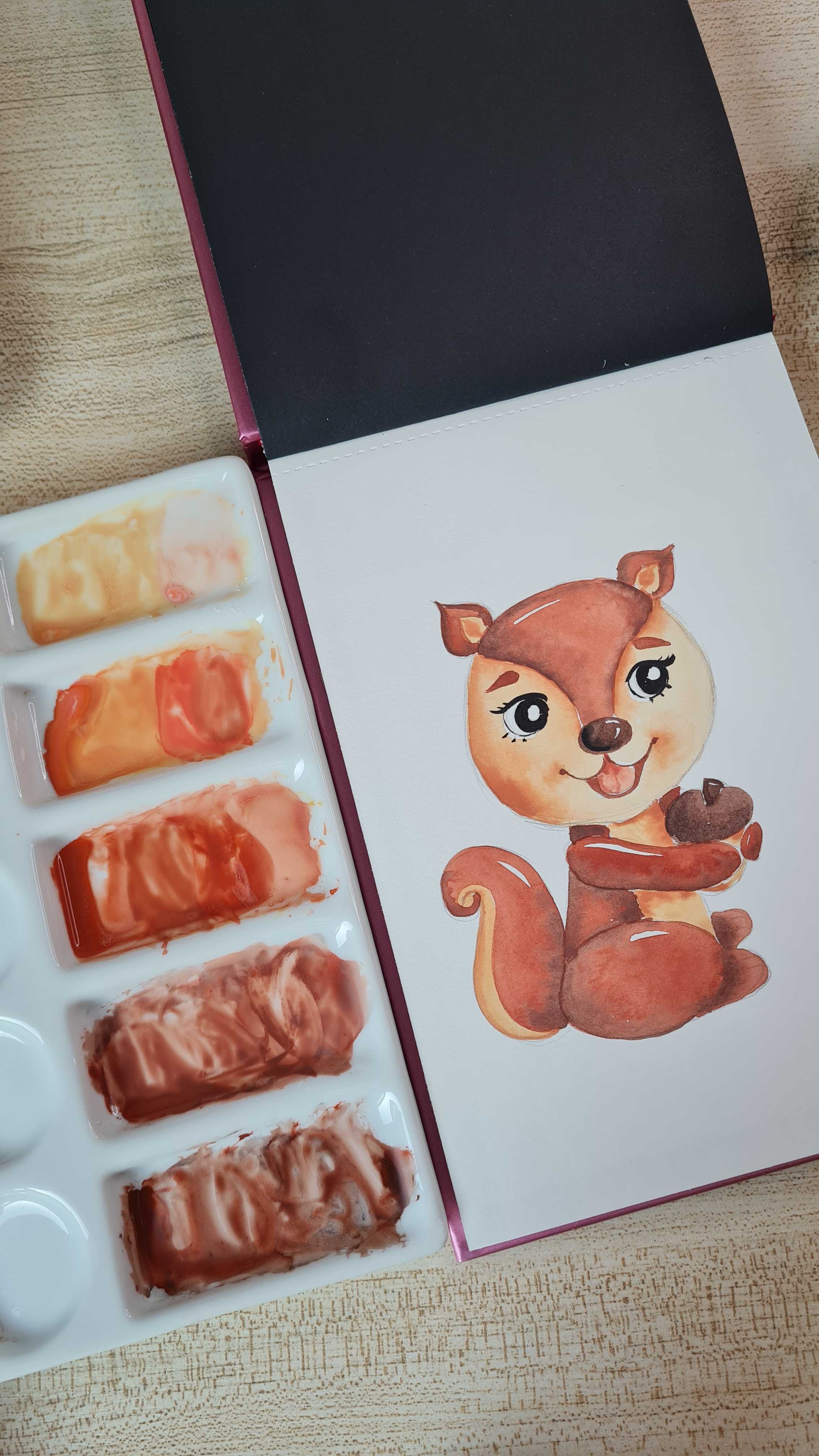 คลาสวาดขนมน่ารัก Season 3  [ สีน้ำ | สีชอล์คน้ำมัน ]