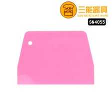 SN4055 แผ่นปาดครีม ตัดแป้ง-ที่ขูด สีชมพู พลาสติก