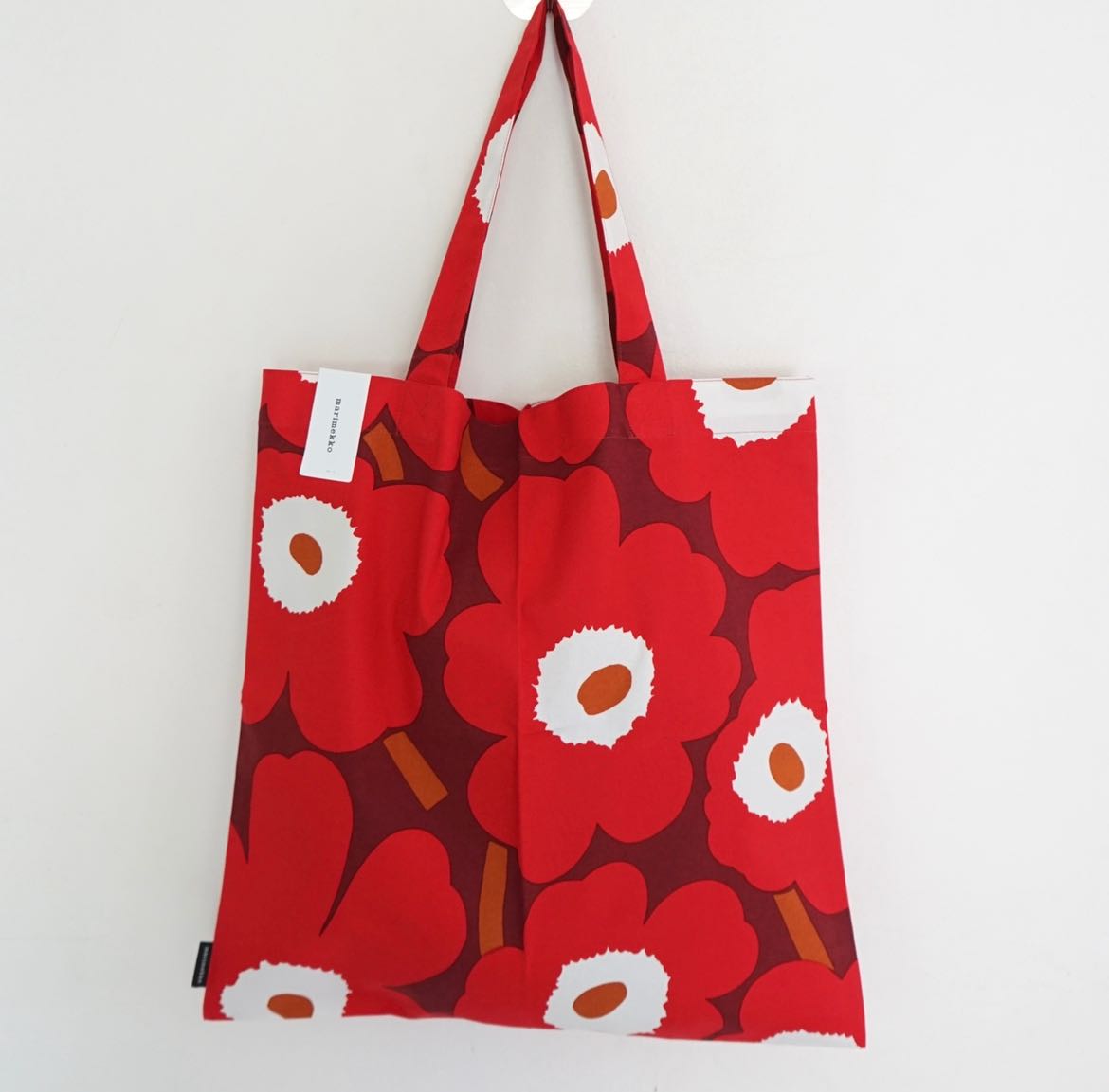 Marimekko tote bag  in red-purple2020 /สั่งซื้อโดยตรงผ่าน line ส่งฟรีค่า