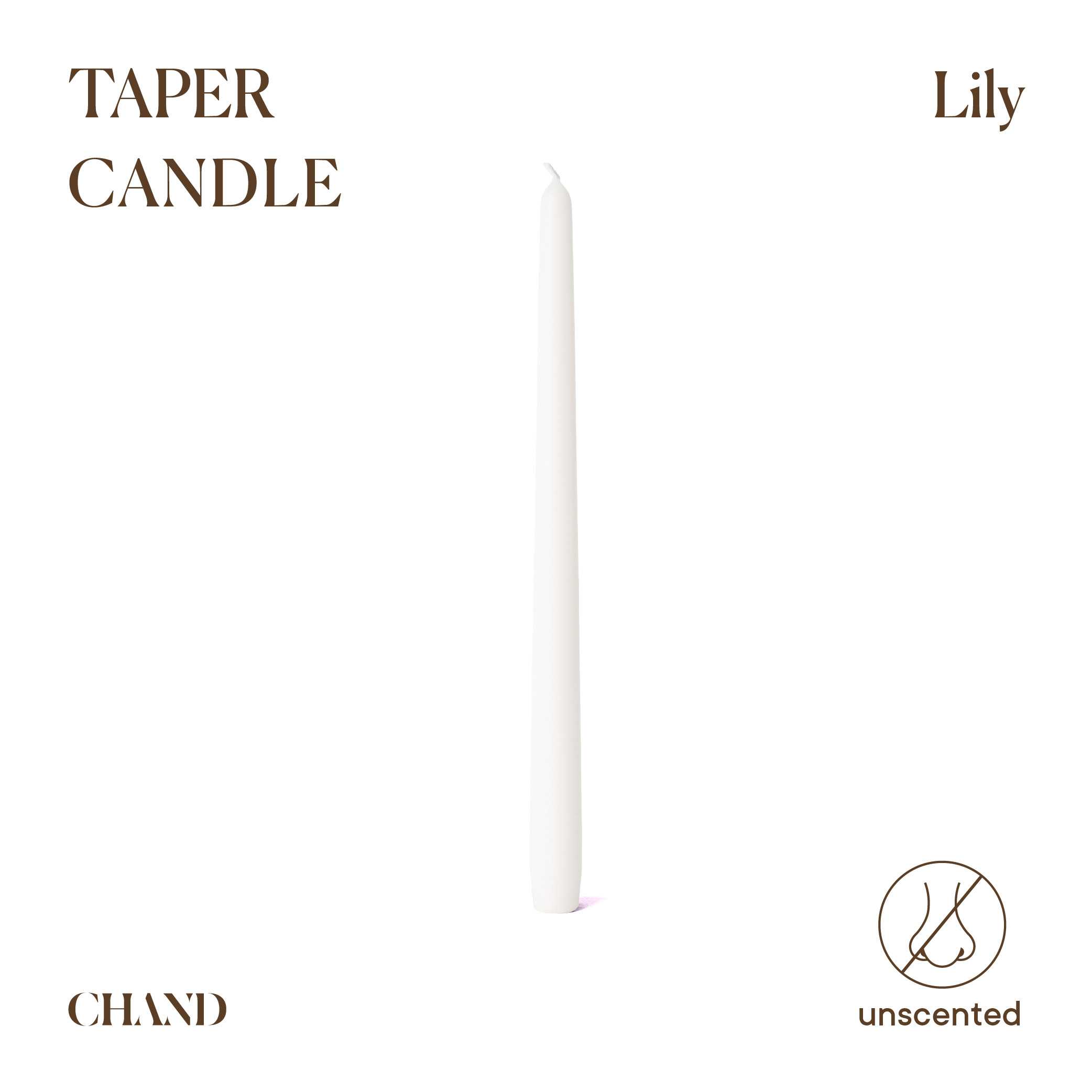 Lily Taper Candle